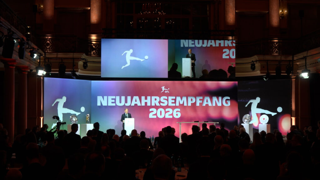 Neujahrsempfang der Deutschen Fußball Liga in Frankfurt
