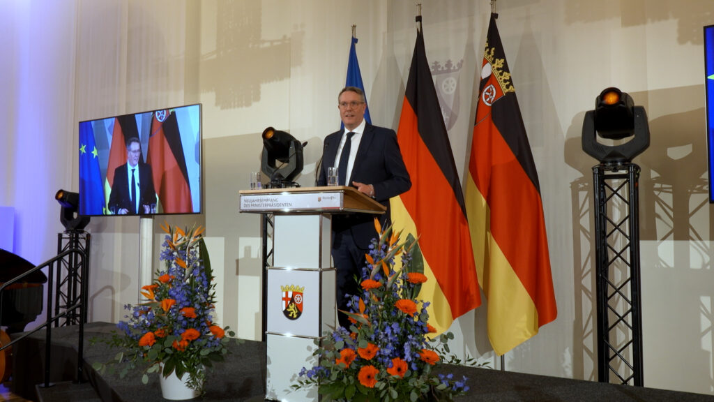 Neujahrsempfang des rheinland-pfälzischen Ministerpräsidenten