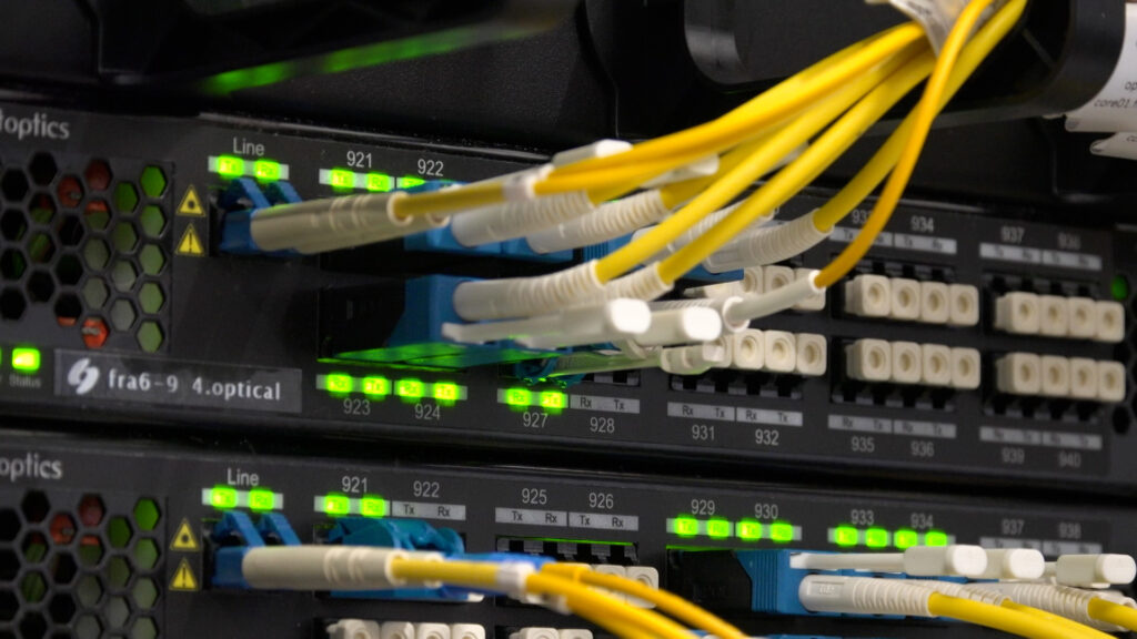 Viel Traffic am Frankfurter Internetknoten