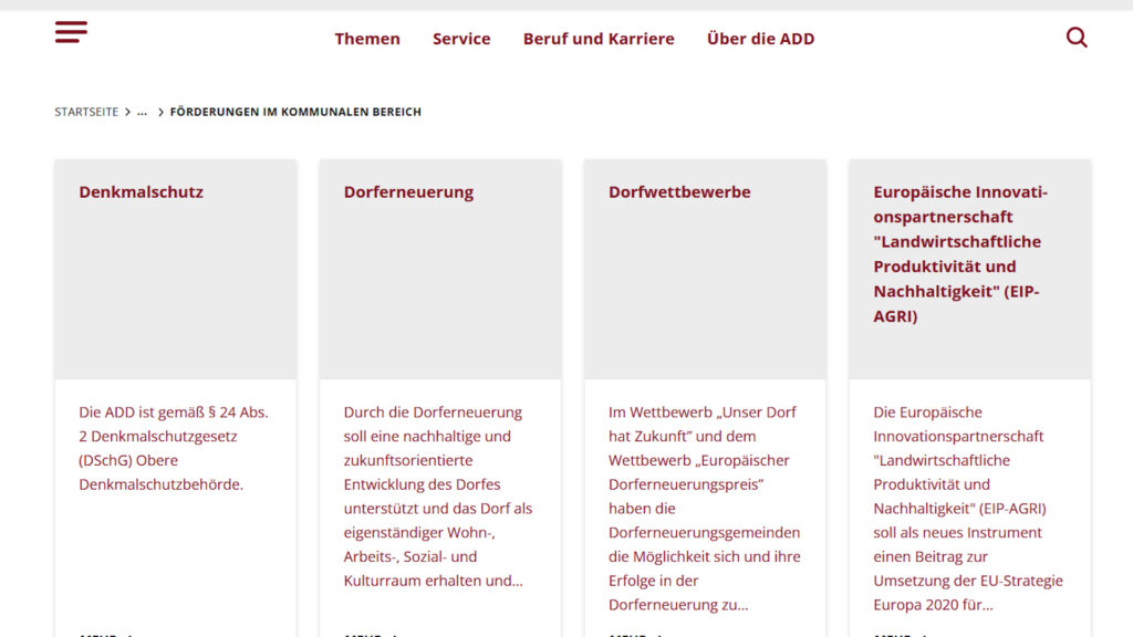 Zu viele Förderprogramme für Kommunen?