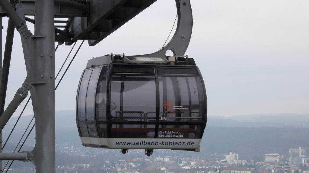 Seilbahn in Koblenz steht still - Reparaturarbeiten notwendig