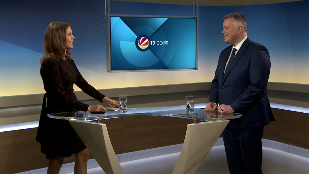 Wahlkampfthema Bildung: Studio-Talk mit CDU-Spitzenkandidat Gordon Schnieder