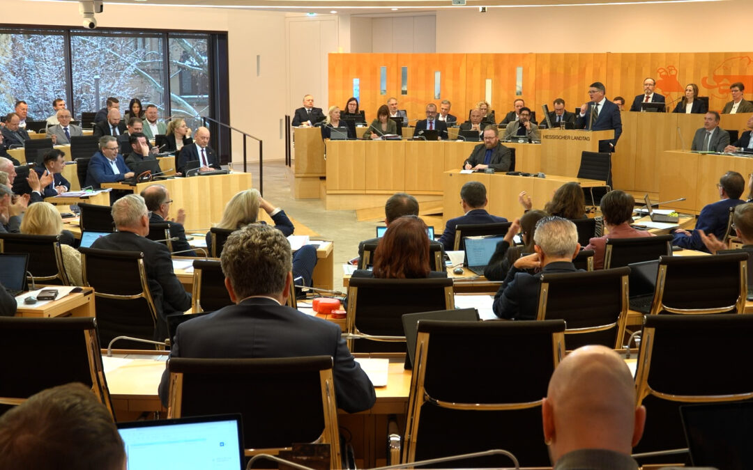 Generaldebatte im hessischen Landtag