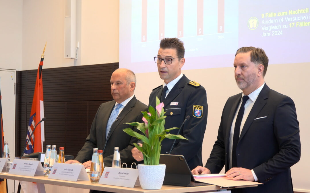 Hessen ist sicherer geworden: Polizeiliche Kriminalstatistik 2025 vorgestellt